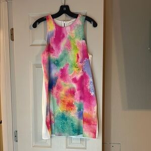 Honey Punch Vibrant Multicolor Sleeveless Dress